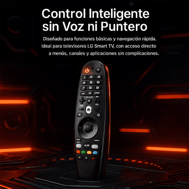 CONTROL REMOTO PARA TV LG SMART LED LCD 4K + FUNDA AZUL - 6