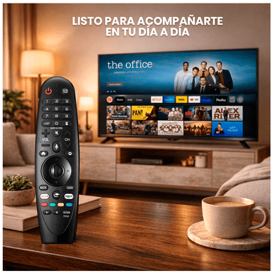 CONTROL REMOTO PARA TV LG SMART LED LCD 4K + FUNDA TURQUESA - 5