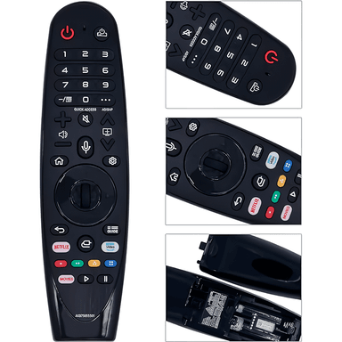 CONTROL REMOTO SMART PARA TV LG CON COMANDO POR VOZ + FUNDA COLOR MORADO - 5