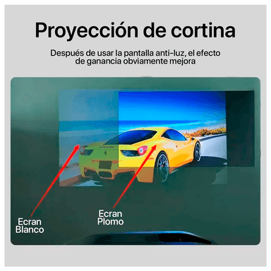 PROYECTOR SMART FULL HD OWLENZ SD550 ENFOQUE AUTOMÁTICO + ECRAN120 PULGADAS PLOMO - 4