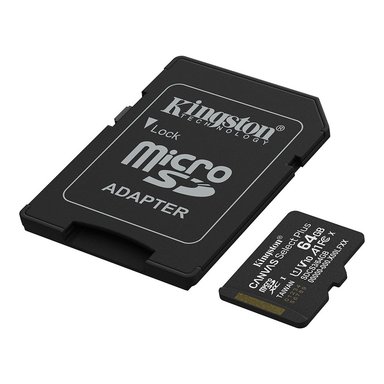 MEMORIA MICROSD 64GB KINGSTON CANVAS SELECT PLUS 150MB/S UHS-I CLASE 10 SDCS3/64GB - 3
