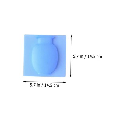 SET DE 3 FLOREROS ADHERIBLES DE SILICONA - 2
