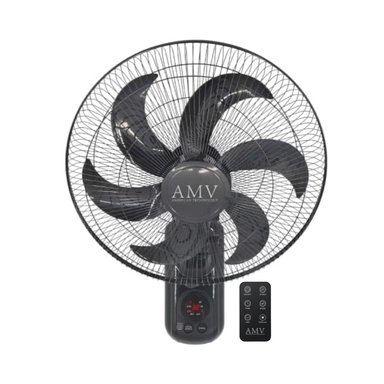 VENTILADOR DE PARED AMV FB40-18 DE 18" CONTROL REMOTO NEGRO - 2