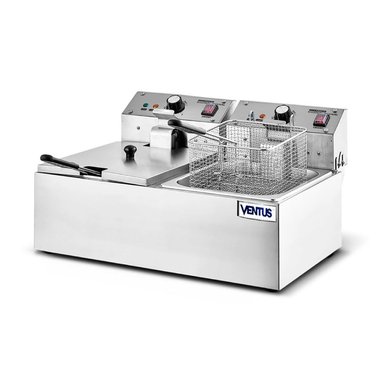 FREIDORA ELÉCTRICA VENTUS VFS-062 DOBLE CANASTA SOBRE MESA - 1
