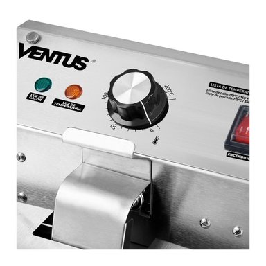 FREIDORA ELÉCTRICA VENTUS VFS-062 DOBLE CANASTA SOBRE MESA - 5