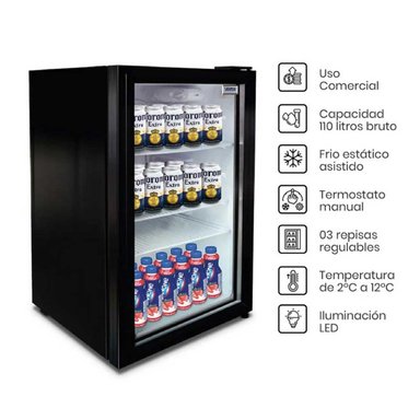 VISICOOLER VENTUS LG-100 1 PUERTA 92L - 1