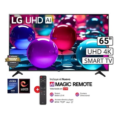 TELEVISOR LG 65UA7300PSB 65' SMART TV UHD 4K THINQ AI - 1