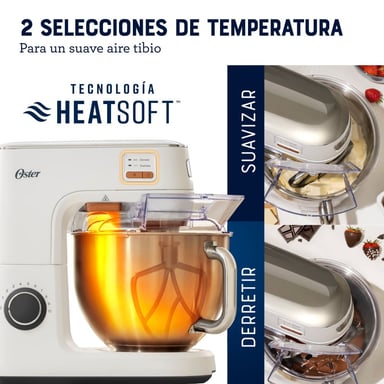 BATIDORA PLANETARIA OSTER FPSTSMPL4W HEATSOFT 5.2L BLANCO - 5