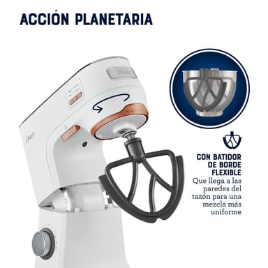 BATIDORA PLANETARIA OSTER FPSTSMPL4W HEATSOFT 5.2L BLANCO - 6