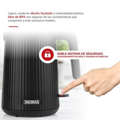 HERVIDOR ELÉCTRICO THOMAS TH-4343N 1.8LTS 2200W - 7