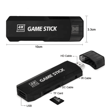 CONSOLA RETRO GAME STICK X2 PLUS (PS1-PS2-PS3-NINTENDO) MANDOS RECARGABLES - 4