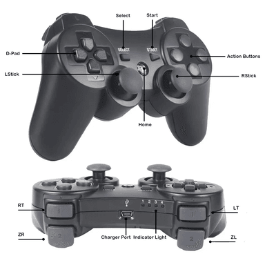 CONSOLA RETRO GAME STICK X2 PLUS (PS1-PS2-PS3-NINTENDO) MANDOS RECARGABLES - 5