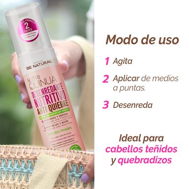 DESENREDANTE ANTIQUIEBRE NUTRI QUINUA 200ML BE NATURAL - 3