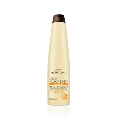 BE NATURAL SHAMPOO LISSO KERATINA 350ML - 1