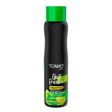 TONNO PLUS SHAMPOO EFECTO BRASILERO CON KERATINA 400 ML - 1