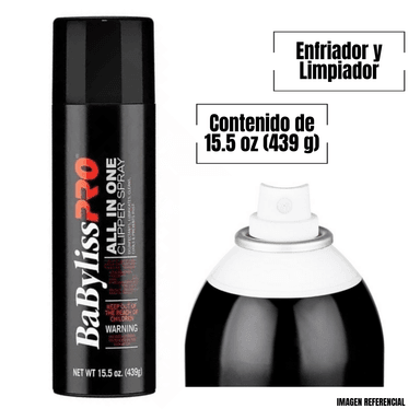 LIMPIADOR BABYLISS PRO SPRAY PARA MÁQUINA DE CABELLO - 3