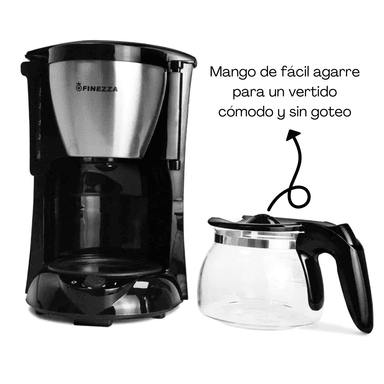 CAFETERA ELÉCTRICA FINEZZA CK-670F-N FILTRO 8-10 TAZAS - 2
