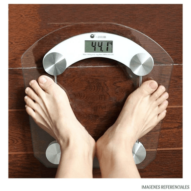 BALANZA PERSONAL DE VIDRIO - MAX. 180KG - 3