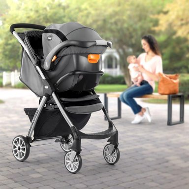 CHICCO COCHE TRAVEL SYSTEM MINI BRAVO SPORT CARBON USA - 2
