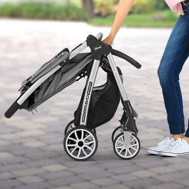 CHICCO COCHE TRAVEL SYSTEM MINI BRAVO SPORT CARBON USA - 4