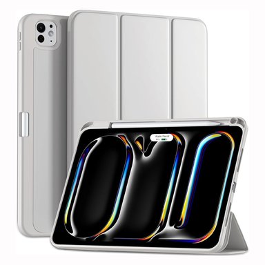 FUNDA IPAD PRO CHIP M4 2024 2024 11" CASE SMART GRIS - 1