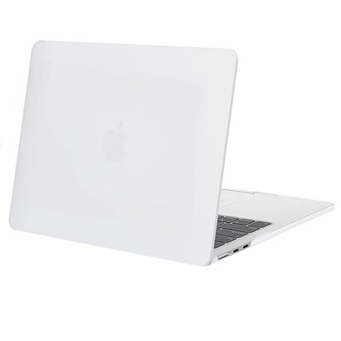 FUNDA CASE PROTECTOR ACRILICO MACBOOCK AIR 13.6 CHIP M2/M3/M4/M5 (2022/2026) - BLANCO MATE - 1