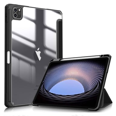 FUNDA CASE PROTECTOR HIBRIDO CON BORDE Y SOPORTE PARA EL LÁPIZ PARA IPAD PRO 11 M2 (2020/2021/2022) - NEGRO - 1