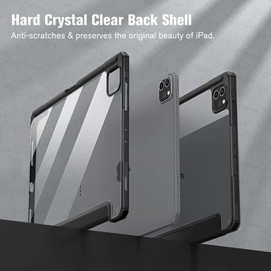 FUNDA CASE PROTECTOR HIBRIDO CON BORDE Y SOPORTE PARA EL LÁPIZ PARA IPAD PRO 11 M2 (2020/2021/2022) - NEGRO - 5