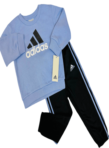 CONJUNTO DE 90 CM DE LARGO DE ALGODÓN REGULAR FIT PARA NIÑO MARCA ADIDAS MULTICOLOR - 1