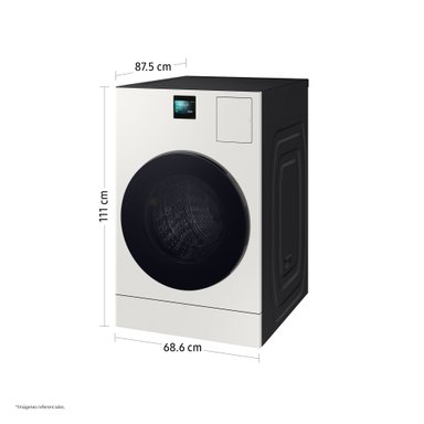 Lavaseca Samsung Bespoke AI 26Kg/15Kg con Pantalla Smart 4.3" WD26FB8690BEPE - 2