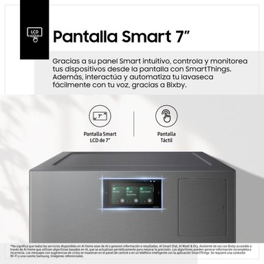 Lavaseca Samsung Bespoke Ai 26Kg / 15Kg Gray WD26DB8995BZPE - 10