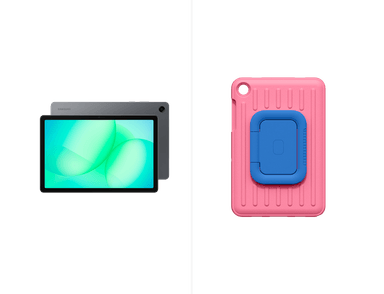 COMBO SAMSUNG GALAXY TAB A11 64 GB GRIS + COVER KIDS PINK - 1