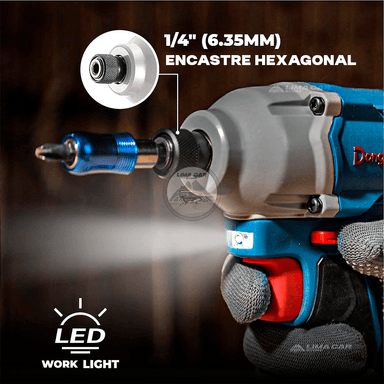 ATORNILLADOR DONG CHENG DCPL03-14 180NM BATERÍA LITIO 20V 5AH MALETA - 5
