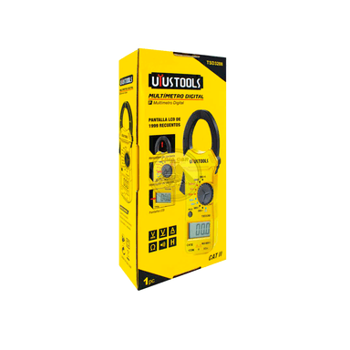 PINZA AMPERIMETRICA DIGITAL MULTIMETRO 600V UYUSTOOLS - 3