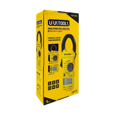PINZA AMPERIMETRICA DIGITAL MULTIMETRO 600V UYUSTOOLS - 6