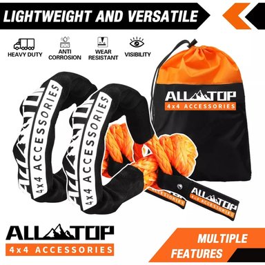 SET 2 GRILLETES MOAB SINTÉTICO OFF ROAD 1/2 22T ALLTOP RESCATE REMOLQUE - 2