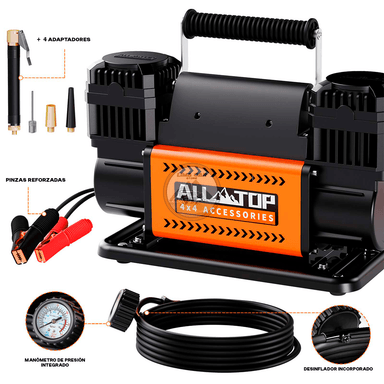 COMPRESOR DE AIRE PRO OFF ROAD 350L ALLTOP INFLADOR LLANTA - 4
