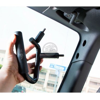 SET 2 ASAS AGARRADERAS JEEP DELANTERAS ALUMINIO WRANGLER 2007-2018 - 2