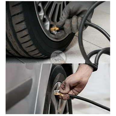 MANGUERA PARA COMPRESOR INFLADOR DE NEUMÁTICO 60 CM REPUESTO - 3