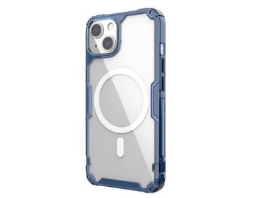 CASE NILLKIN NATURE PRO TPU MAGNÉTICO MAGSAFE IPHONE 15 PLUS AZUL - 1