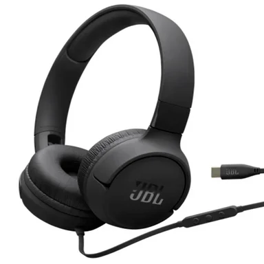 AUDIFONOS JBL TUNE 520C CON CONECTOR TIPO-C - NEGRO - 1