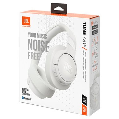 AUDÍFONOS BLUETOOTH JBL TUNE 770BT NC 70 HORAS - BLANCO - 1