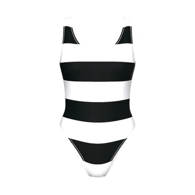 TRAJE DE BAÑO VICTORIAS SECRET ENTERIZO DE RAYAS - 1