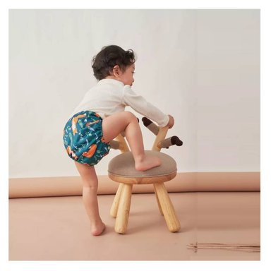 PAÑAL INFANTIL ECOLOGICO ZORRO NARANJA - 2