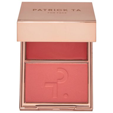 SET PATRICK TA DÚO DE RUBOR EN CREMA Y POLVO DOUBLE TAKE COLOR SHE'S THAT GIRL SOFT PINK - 1