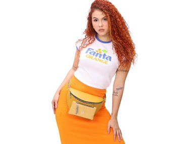 CANGURO LF BAGS LORETA MOSTAZA MODELO - 5