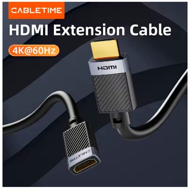 HDMI 2.0 MACHO - HEMBRA CABLE (1M) EXTENSION 4K VIDEO GAMER - 1