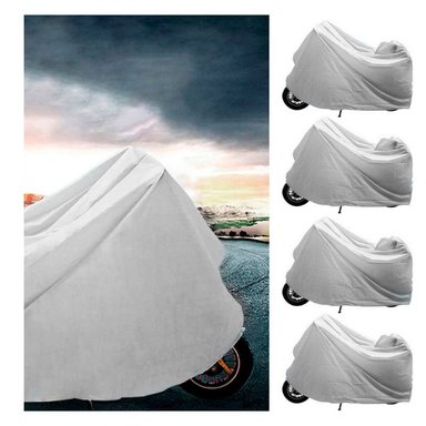 FUNDA FORRO COBERTOR MOTO GRANDE IMPERMEABLE PROTECTOR - 3