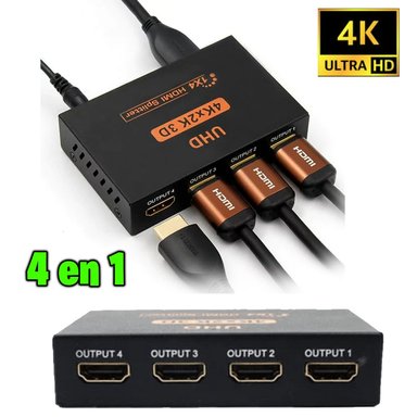 SPLITTER HDMI 1X4 4K 2K 1080P HD 4 PANTALLAS - 1