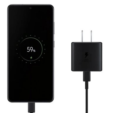 CARGADOR SAMSUNG 45W USB C CARGA RÁPIDA + CABLE TIPO C SMARTPHONES Y TABLETS - 4
